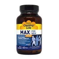 Мультивитамин Country Life Мультивитамины и Минералы для Мужчин, Max for Men, 60 таб (CLF8135)