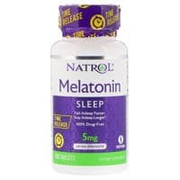 Аминокислота Natrol Мелатонин Повышенной Силы Действия 5 мг, Melatonin, 100 табли (NTL-04837)