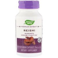 Травы Nature's Way Грибы Рейша, Reishi, Standardized, 376 mg, 100 капсул (NWY-62700)
