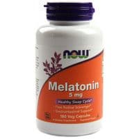 Аминокислота Now Foods Мелатонин, Melatonin, 5 мг, 180 капсул (NOW-03556)