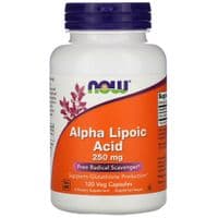 Антиоксидант Now Foods Альфа-липоевая кислота 250 мг, Alpha Lipoic Acid, 120 капсул (NOW-03043)