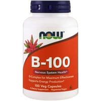 Витамин Now Foods Комплекс B-100, 100 вегетарианских капсул. (NOW-00436)