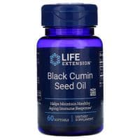 Травы Life Extension Масло семян черного тмина, Black Cumin Seed Oil, 60 капсул (LEX-17096)