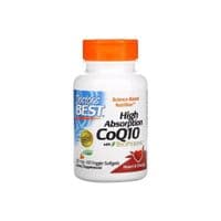 Антиоксидант Doctor's Best Коэнзим Q10 Высокая абсорбация 200мг, BioPerine, 60 желатино (DRB-00412)