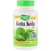 Травы Nature's Way Готу Кола, Gotu Kola Herb, 950 мг, 180 Капсул (NWY-14008)