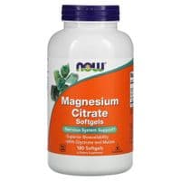 Минералы Now Foods Магний Цитрат, Magnesium Citrate, 180 капсул (NOW-01298)