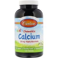 Минералы Carlson Жевательный Кальций для детей, фруктовый вкус, Kid's Chewable (CAR-05084)
