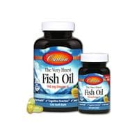 Жирные кислоты Carlson Рыбий Жир, Вкус Лимона, The Very Finest, 120+30 желатинов (CL1634)