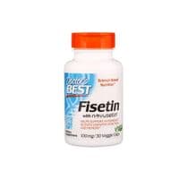 Антиоксидант Doctor's Best Поддержка Мозга, Фисетин, Fisetin with Novusetin, 100 мг, 30 (DRB-00227)
