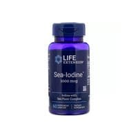 Минералы Life Extension Морской Йод, Sea-Iodine 1000 мкг, 60 вегетарианских капсул (LEX-17406)