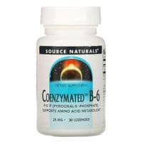 Антиоксидант Source Naturals Коэнзим Витамина B6, 25 мг, Coenzymated™ Vitamin B-6, 30 таблеток для (SN0940)
