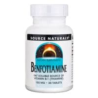 Витаминно-минеральный комплекс Source Naturals Бенфотиамин, 150 мг, Benfotiamine, 30 таблеток (SN1905)