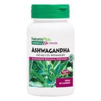 Травы Natures Plus Ашваганда, 450 мг, Ashwagandha, Herbal Actives, 60 Вегетарианских Капс (NAP-07108)
