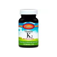 Витамин Carlson Витамин К2 (MK-4 Менатетренон), Vitamin K2 Menatetrenone, 5 Мг, 60 Капсу (CAR-01000)
