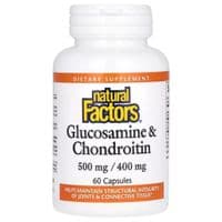 Витаминно-минеральный комплекс Natural Factors Глюкозамин и хондроитин, Glucosamine & Chondroitin, 60 капсул (NFS-02686)
