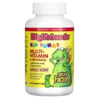 Мультивитамин Natural Factors Мультивитамины и минералы для детей, вкус ягод, Chewable Mult (NFS-01549)