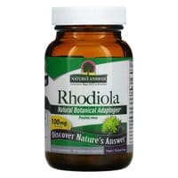 Травы Nature's Answer Родиола, 100 мг, Rhodiola, 60 вегетарианских капсул (NTA-16426)