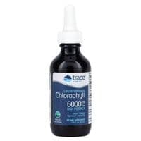Травы Trace Minerals Хлорофилл Концентрированный ионный, 6000 мг, вкус мяты, Co (TMR-00667)