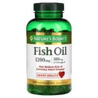 Жирные кислоты Nature's Bounty Рыбий жир, 1200 мг, Fish Oil, 200 гелевых капсул (NRT-13102)