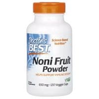 Витамино-минеральный комплекс Doctor's Best Нони в порошке, 1300 мг, Noni Fruit Powder, 120 вегетарианских капс. (DRB-00096)