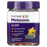 Аминокислота Natrol Мелатонин для детей от 4 лет, 1 мг, вкус ягод, Melatonin, Ages 4+, (NTL-07692)