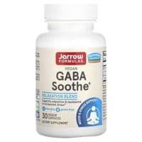 Аминокислота Jarrow Formulas GABA (Гамма-аминомасляная кислота), GABA Soothe, 30 вегетарианс (JRW-29044)