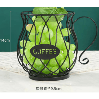 Блюдо VIVA LACY MUG BLACK д/фруктів/18x14x9.5 см (B090060)