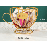 Блюдо VIVA LACY CUP GOLD д/фруктів/19.5x14x10.5 см (B090061)