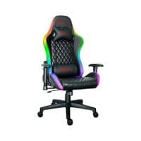 Крісло ігрове XTRIKE ME Advanced Gaming Chair GC-907, 50мм, RGB, чорно-червоне