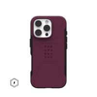 Чехол UAG для iPhone 16 Pro, Civilian Magsafe, Bordeaux