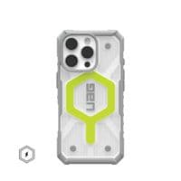 Чехол UAG для iPhone 16 Pro, Pathfinder Clear Magsafe, Active Neon