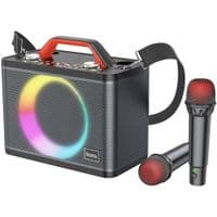 Портативная колонка HOCO BS57 Jenny dual mic wireless karaoke BT speaker Black