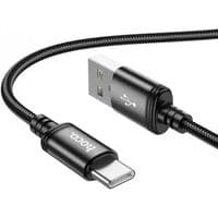 Кабель HOCO X89 Wind charging data cable Type-C Black