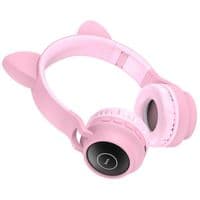 Наушники HOCO W27 Cat ear wireless headphones Pink