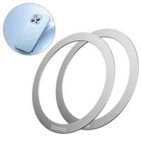 Тримач для смартфона Baseus Halo Series Magnetic Metal Ring（2pcs/pack）Silver