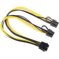 Переходник питания VGA 8-pin (F) - 2 x 6+2-pin VGA (M), 30 см (S0939)