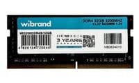 Память SO-DIMM, DDR4, 32Gb, 3200MHz, Wibrand, 1.2V, CL22 (WI3200DDR4S/32GB)