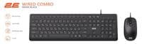 Комплект клавиатура и мышь 2E MK405 USB-A, EN/UK, черный