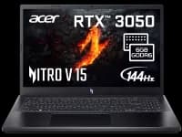 Acer Nitro V 15 15.6"FHD IPS/R5-7535HS/16/512SSD/RTX3050 6 ГБ/Lin/Type-C/Серебристый