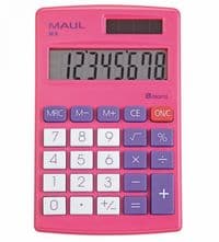 Калькулятор Maul M8, Pink, 8 цифр, сонячна / літієва батарея