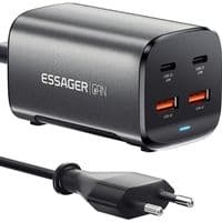 Зарядний пристрій ESSAGER Jiyue 67W GaN Table Charger 2C2A EU grey