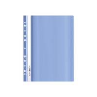 Папка-швидкозшивач Economix А4 Light з перфорації, синя (E38504-02)