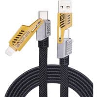 Кабель WUW-X207 USB 3 in 1 65W  black
