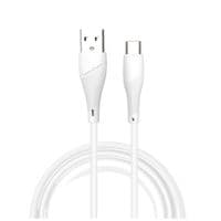 Кабель WUW-X196 USB Type-C 2,4А white