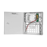 Источник бесперебойного питания в пластиковом боксе PSU-1205LED(P), 12В/5Ач под акб 7Ач (1.2Ач ток заряда) 228х195х78 мм