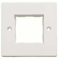 Рамка Everon 86x86 для установки модуля 45х45, RAL 9010 белая, Corning