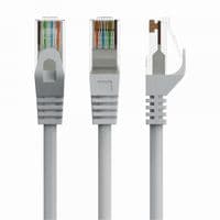 Патч корд Cablexpert PP6U-CU-0.5M, UTP, категория. 6, литой, 50u" штекер с фиксатором, 0.5м, серый