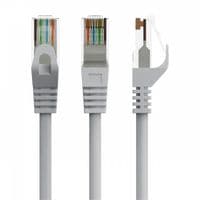 Патч корд Cablexpert PP6U-CU-2M, UTP, категорія. 6, литий,  50u" штекер із фіксатором, 2 м, сірий