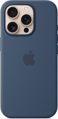 iPhone 16 Pro Silicone Case with MagSafe - Denim,Model A3315