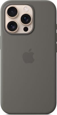 iPhone 16 Pro Silicone Case with MagSafe - Stone Gray,Model A3315